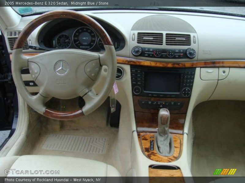 Midnight Blue / Stone 2005 Mercedes-Benz E 320 Sedan