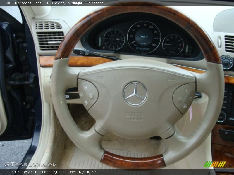 Midnight Blue / Stone 2005 Mercedes-Benz E 320 Sedan