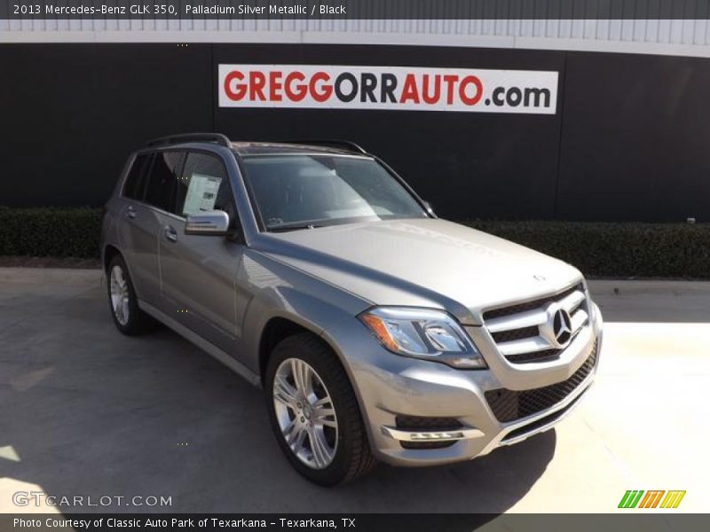 Palladium Silver Metallic / Black 2013 Mercedes-Benz GLK 350