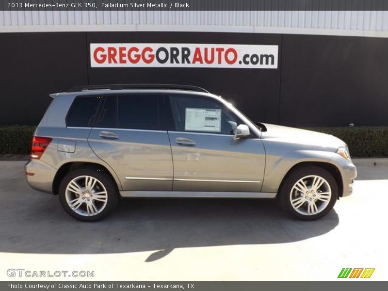 Palladium Silver Metallic / Black 2013 Mercedes-Benz GLK 350