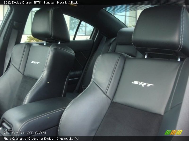 Tungsten Metallic / Black 2012 Dodge Charger SRT8