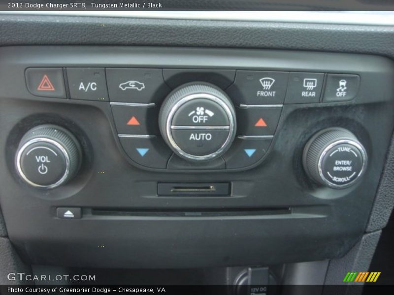 Controls of 2012 Charger SRT8