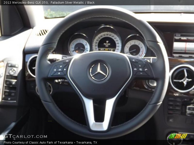 Palladium Silver Metallic / Black 2013 Mercedes-Benz GLK 350