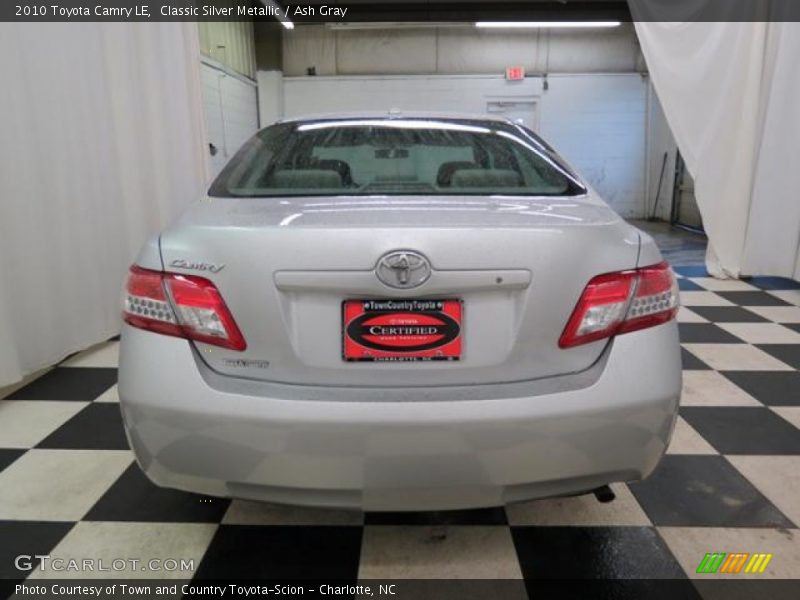 Classic Silver Metallic / Ash Gray 2010 Toyota Camry LE