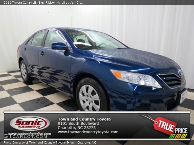 Blue Ribbon Metallic / Ash Gray 2010 Toyota Camry LE