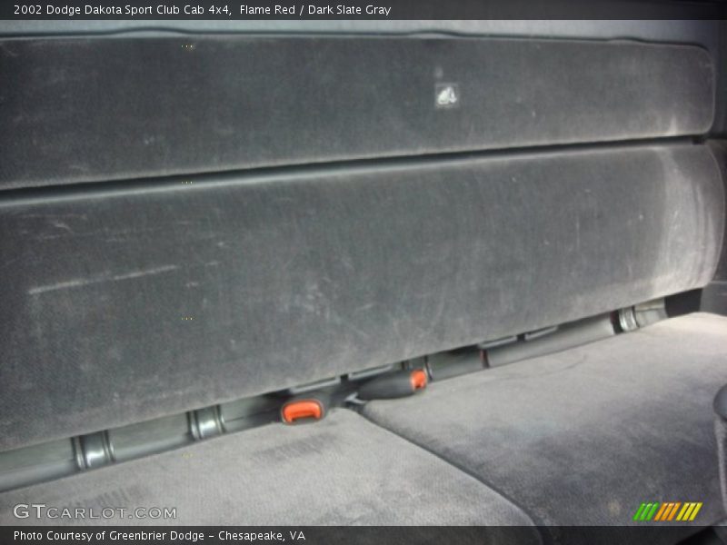 Flame Red / Dark Slate Gray 2002 Dodge Dakota Sport Club Cab 4x4