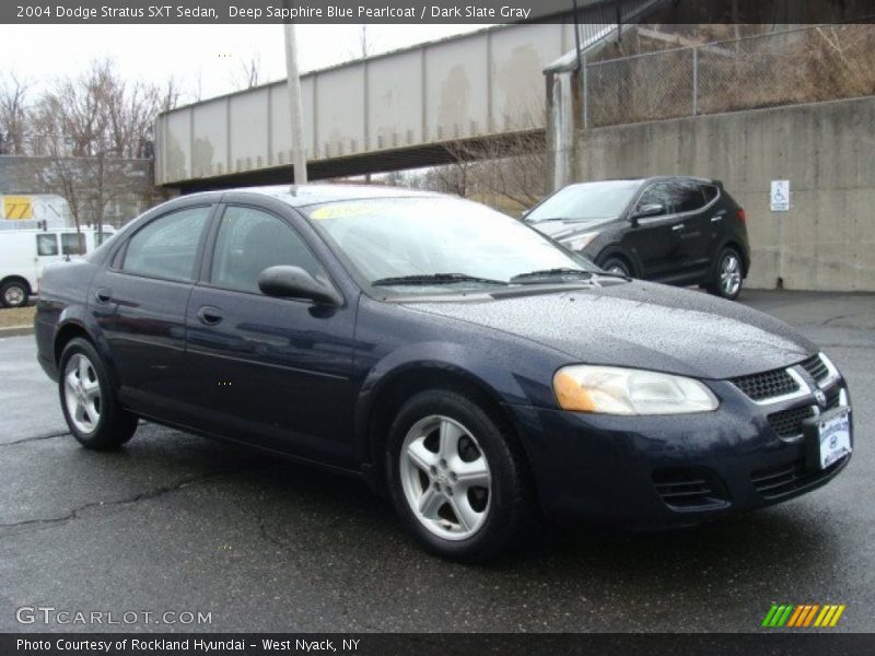 Deep Sapphire Blue Pearlcoat / Dark Slate Gray 2004 Dodge Stratus SXT Sedan