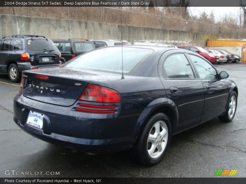 Deep Sapphire Blue Pearlcoat / Dark Slate Gray 2004 Dodge Stratus SXT Sedan