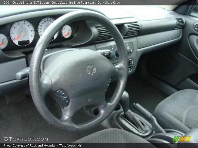Deep Sapphire Blue Pearlcoat / Dark Slate Gray 2004 Dodge Stratus SXT Sedan