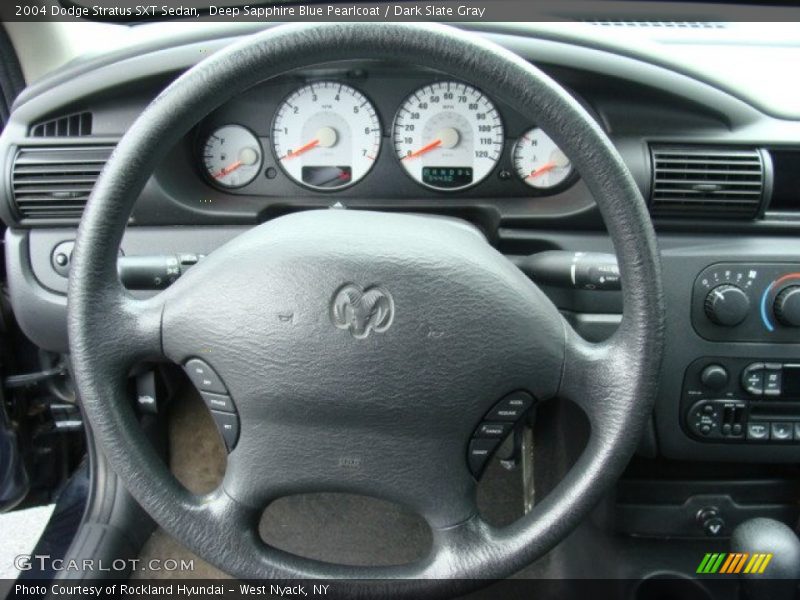 Deep Sapphire Blue Pearlcoat / Dark Slate Gray 2004 Dodge Stratus SXT Sedan