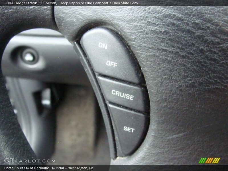 Deep Sapphire Blue Pearlcoat / Dark Slate Gray 2004 Dodge Stratus SXT Sedan