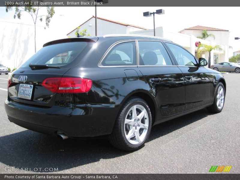 Brilliant Black / Black 2009 Audi A4 2.0T quattro Avant