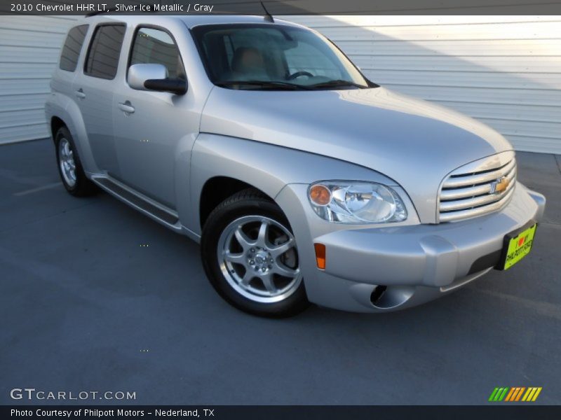 Silver Ice Metallic / Gray 2010 Chevrolet HHR LT