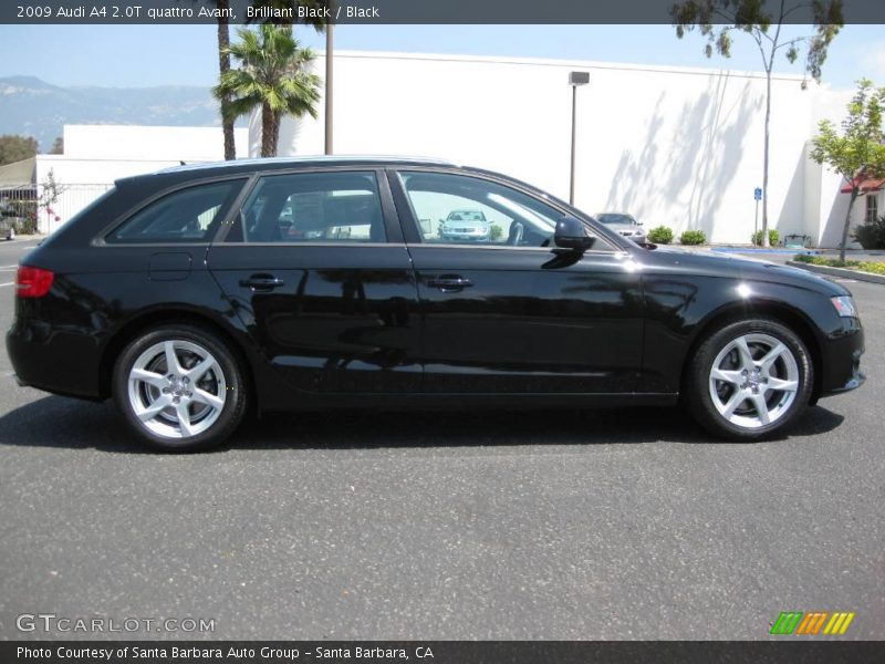 Brilliant Black / Black 2009 Audi A4 2.0T quattro Avant