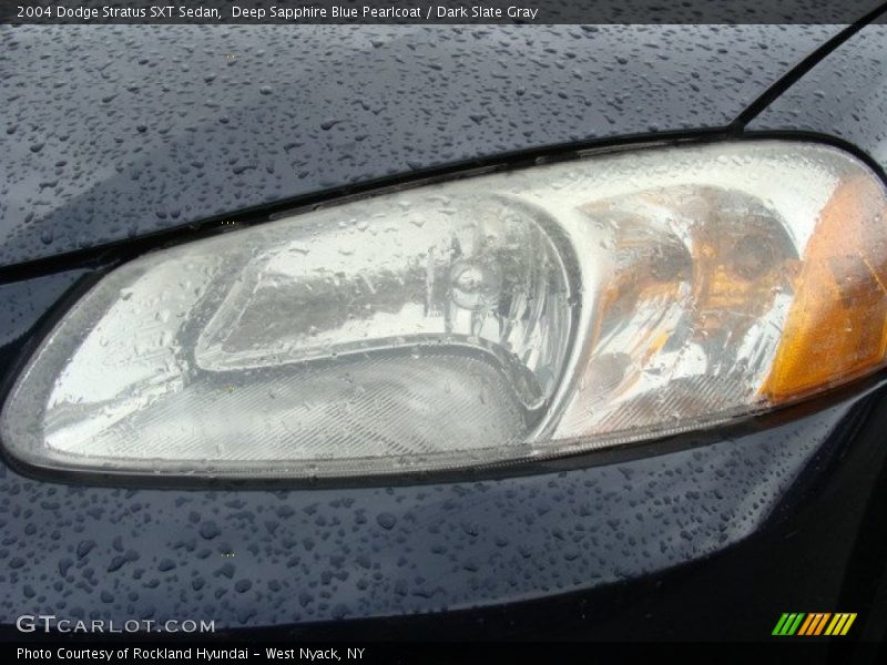 Deep Sapphire Blue Pearlcoat / Dark Slate Gray 2004 Dodge Stratus SXT Sedan