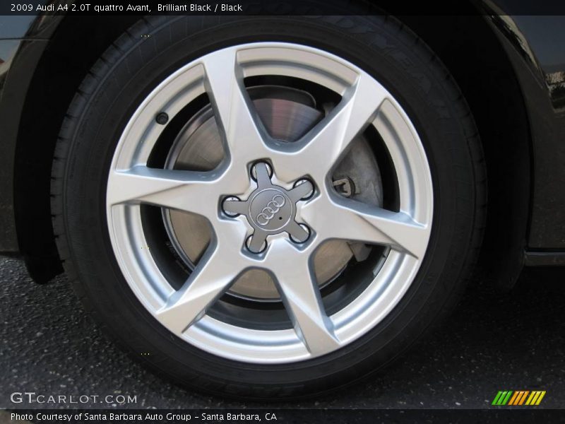 Brilliant Black / Black 2009 Audi A4 2.0T quattro Avant