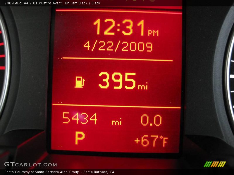 Brilliant Black / Black 2009 Audi A4 2.0T quattro Avant