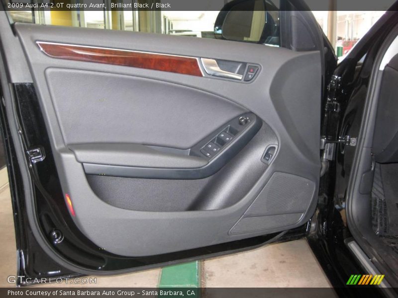 Brilliant Black / Black 2009 Audi A4 2.0T quattro Avant