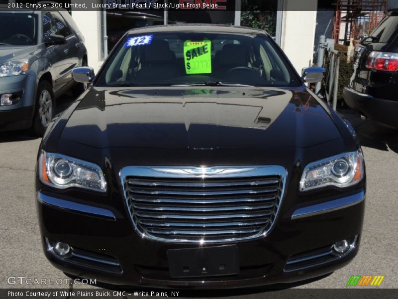 Luxury Brown Pearl / Black/Light Frost Beige 2012 Chrysler 300 Limited