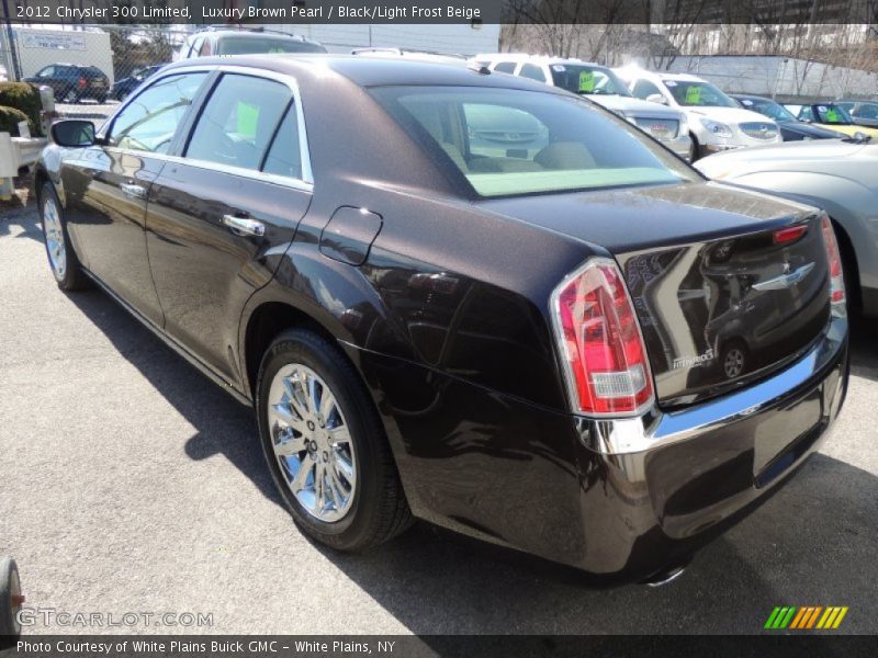 Luxury Brown Pearl / Black/Light Frost Beige 2012 Chrysler 300 Limited