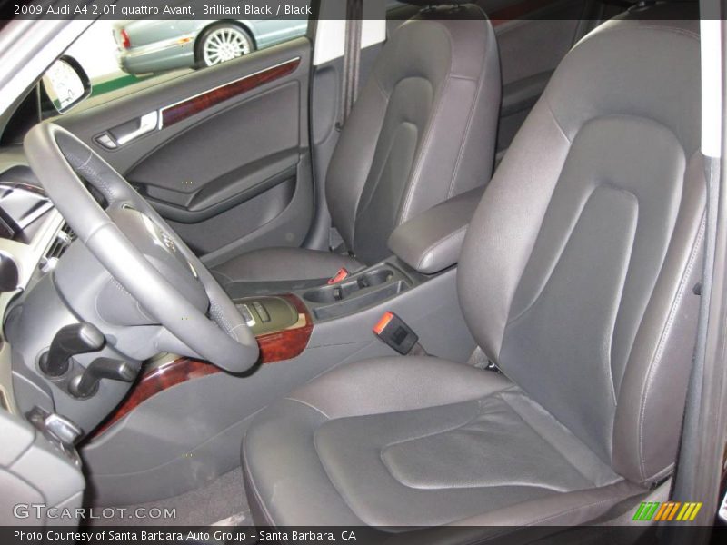 Brilliant Black / Black 2009 Audi A4 2.0T quattro Avant