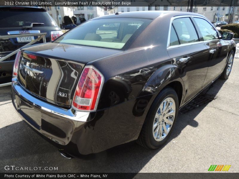 Luxury Brown Pearl / Black/Light Frost Beige 2012 Chrysler 300 Limited