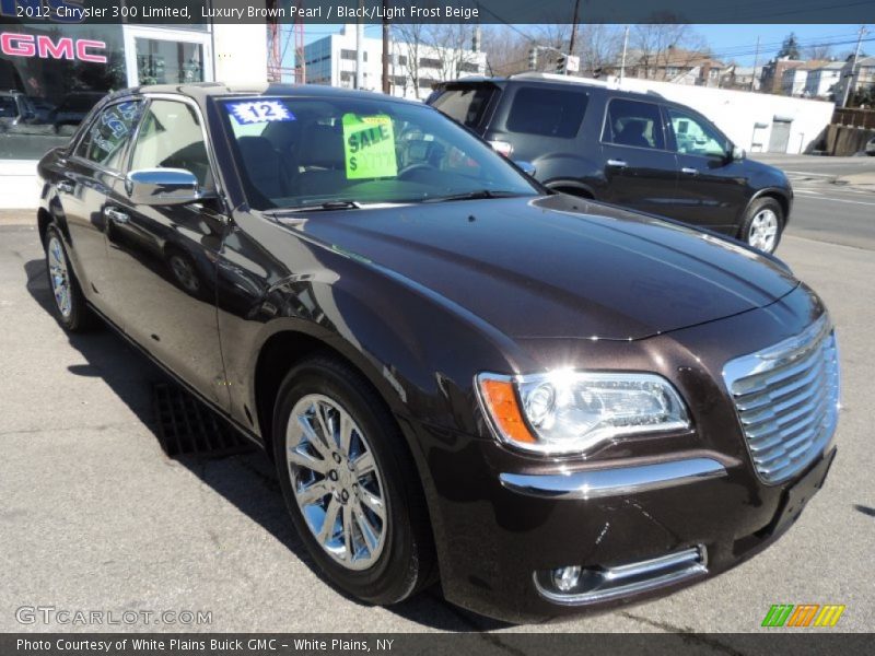 Luxury Brown Pearl / Black/Light Frost Beige 2012 Chrysler 300 Limited
