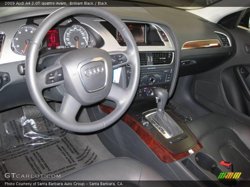 Brilliant Black / Black 2009 Audi A4 2.0T quattro Avant