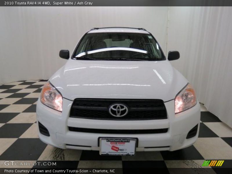 Super White / Ash Gray 2010 Toyota RAV4 I4 4WD