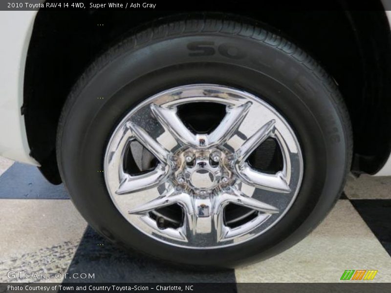 Super White / Ash Gray 2010 Toyota RAV4 I4 4WD