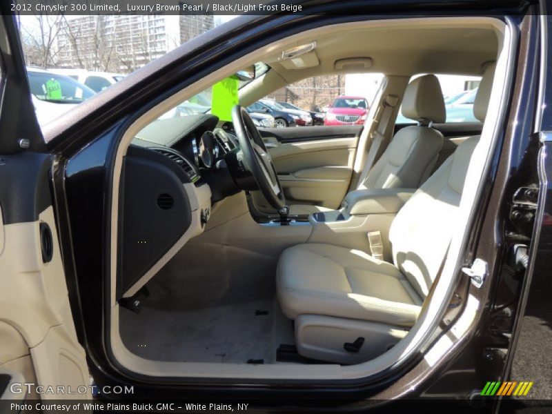 Luxury Brown Pearl / Black/Light Frost Beige 2012 Chrysler 300 Limited