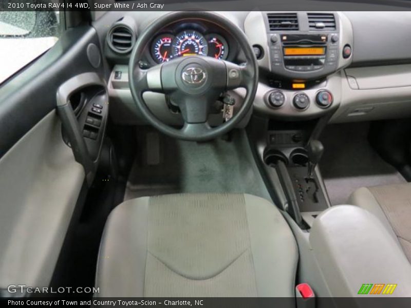 Super White / Ash Gray 2010 Toyota RAV4 I4 4WD