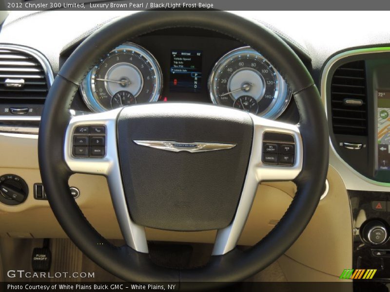 Luxury Brown Pearl / Black/Light Frost Beige 2012 Chrysler 300 Limited