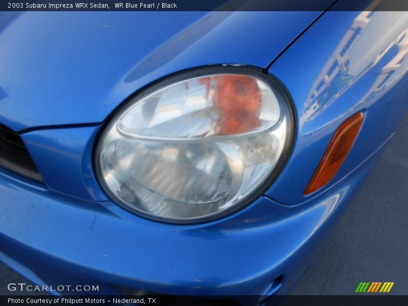 WR Blue Pearl / Black 2003 Subaru Impreza WRX Sedan