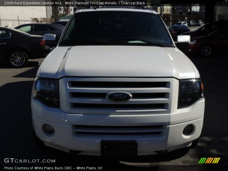 White Platinum Tri-Coat Metallic / Charcoal Black 2009 Ford Expedition Limited 4x4