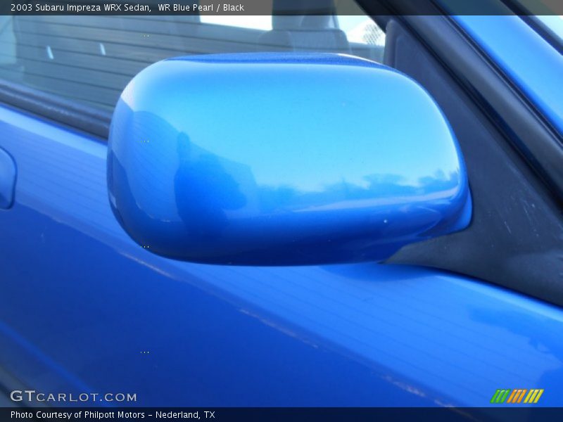 WR Blue Pearl / Black 2003 Subaru Impreza WRX Sedan