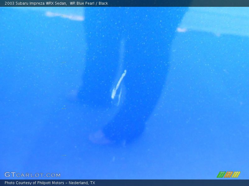 WR Blue Pearl / Black 2003 Subaru Impreza WRX Sedan