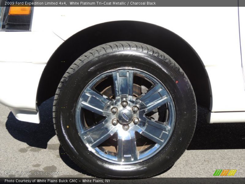 White Platinum Tri-Coat Metallic / Charcoal Black 2009 Ford Expedition Limited 4x4