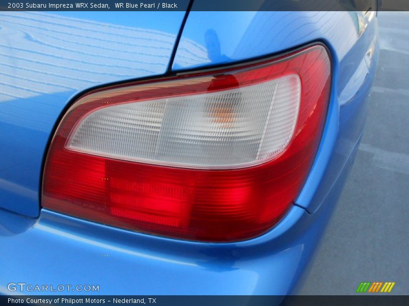 WR Blue Pearl / Black 2003 Subaru Impreza WRX Sedan