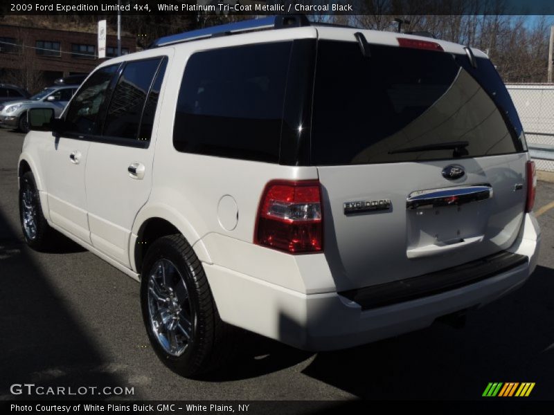 White Platinum Tri-Coat Metallic / Charcoal Black 2009 Ford Expedition Limited 4x4