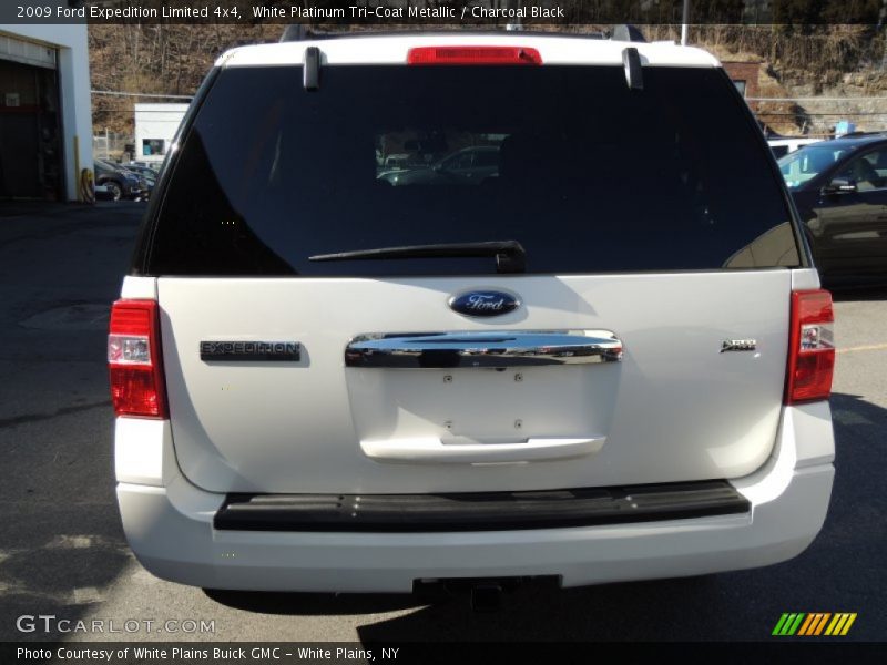 White Platinum Tri-Coat Metallic / Charcoal Black 2009 Ford Expedition Limited 4x4