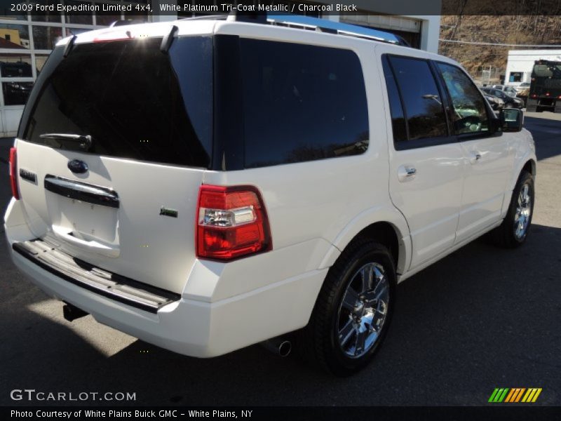White Platinum Tri-Coat Metallic / Charcoal Black 2009 Ford Expedition Limited 4x4