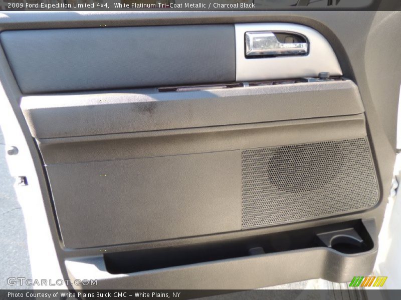 White Platinum Tri-Coat Metallic / Charcoal Black 2009 Ford Expedition Limited 4x4