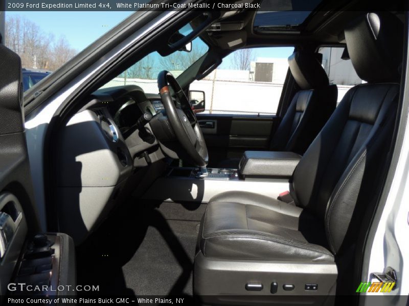 White Platinum Tri-Coat Metallic / Charcoal Black 2009 Ford Expedition Limited 4x4