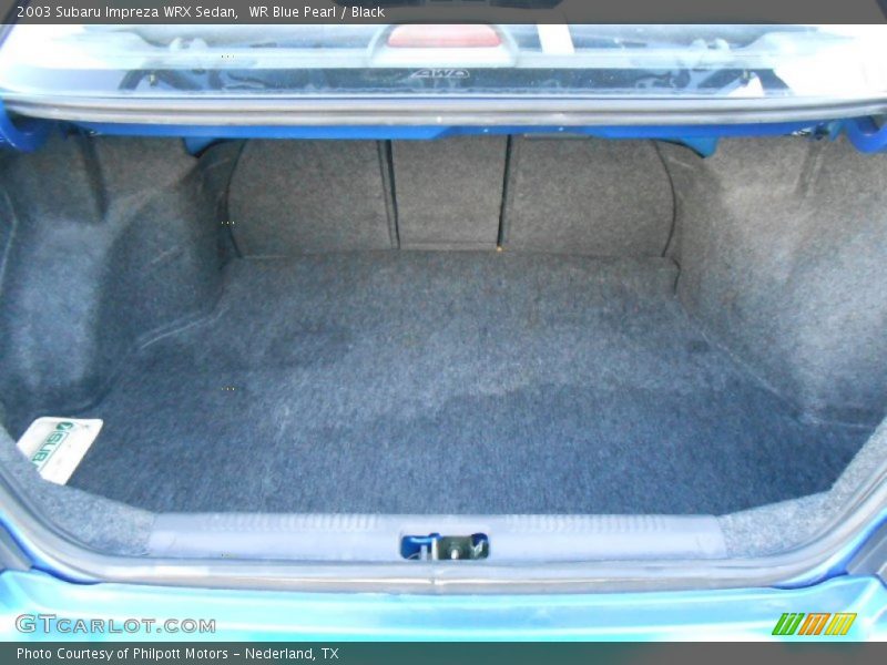 WR Blue Pearl / Black 2003 Subaru Impreza WRX Sedan