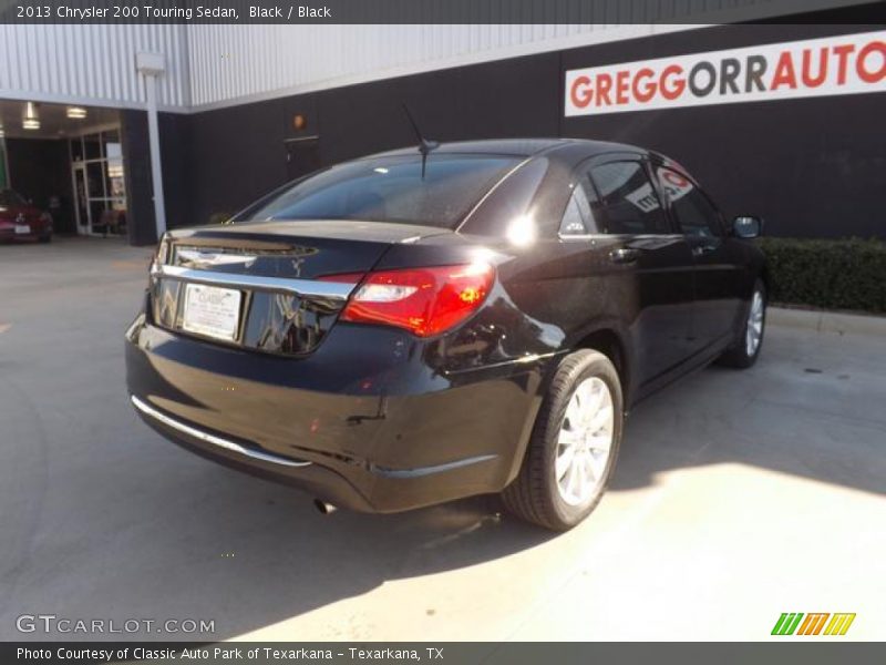 Black / Black 2013 Chrysler 200 Touring Sedan