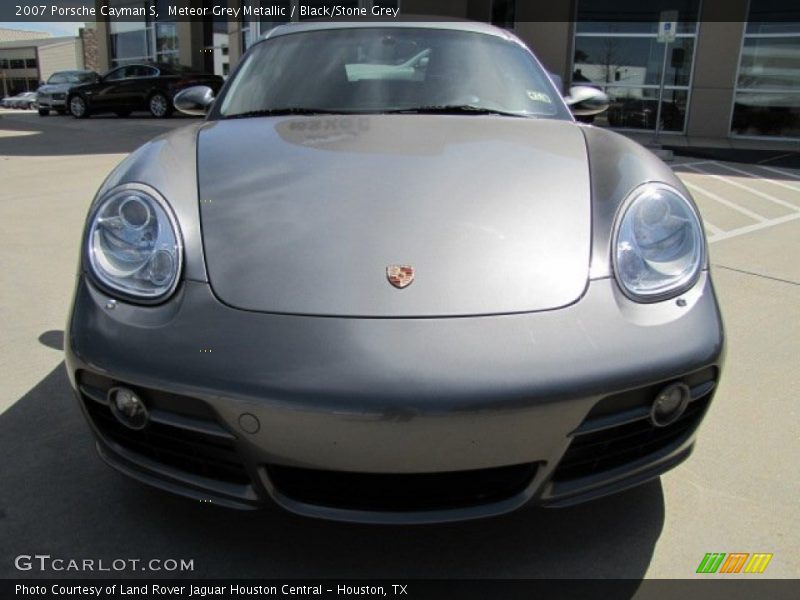Meteor Grey Metallic / Black/Stone Grey 2007 Porsche Cayman S