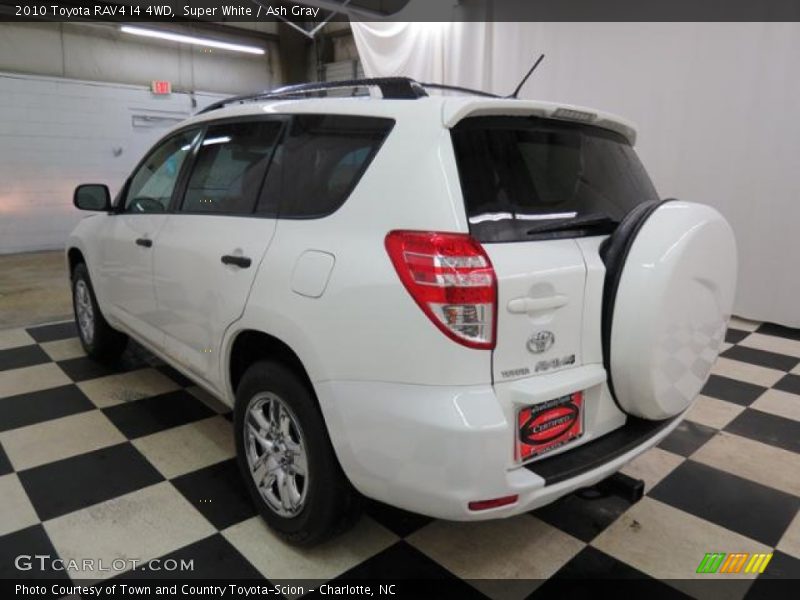 Super White / Ash Gray 2010 Toyota RAV4 I4 4WD