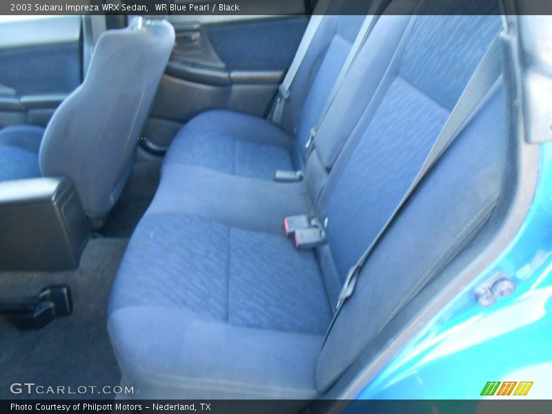 WR Blue Pearl / Black 2003 Subaru Impreza WRX Sedan