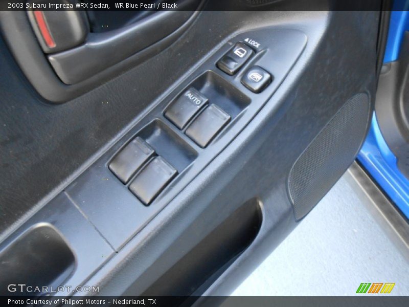 WR Blue Pearl / Black 2003 Subaru Impreza WRX Sedan